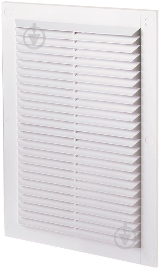 Решетка Домовент ДВ 125-1с пластик белый - фото 1