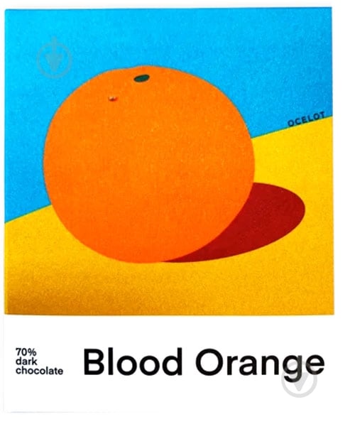 Чорний шоколад Ocelot Chocolate сицілійський апельсин 70% органічний 70 г - фото 1 Чорний шоколад Ocelot Chocolate сицілійський апельсин 70% органічний 70 г - фото 1
