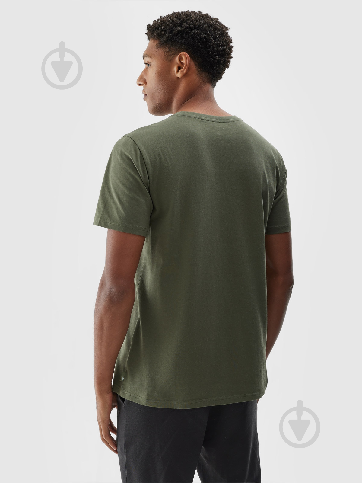 Футболка 4F TSHIRT M1653 4FWAW24TTSHM1653-43S р.L хакі - фото 2