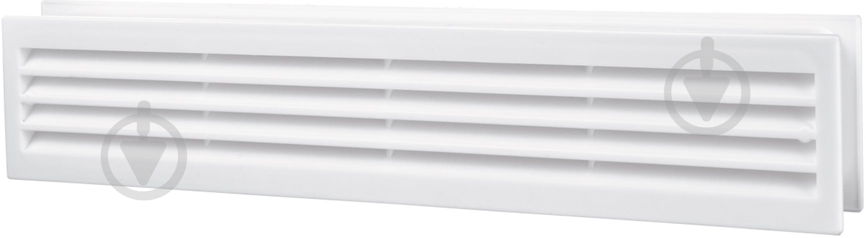 Решетка Домовент ДВ 430/2 пластик белый - фото 1