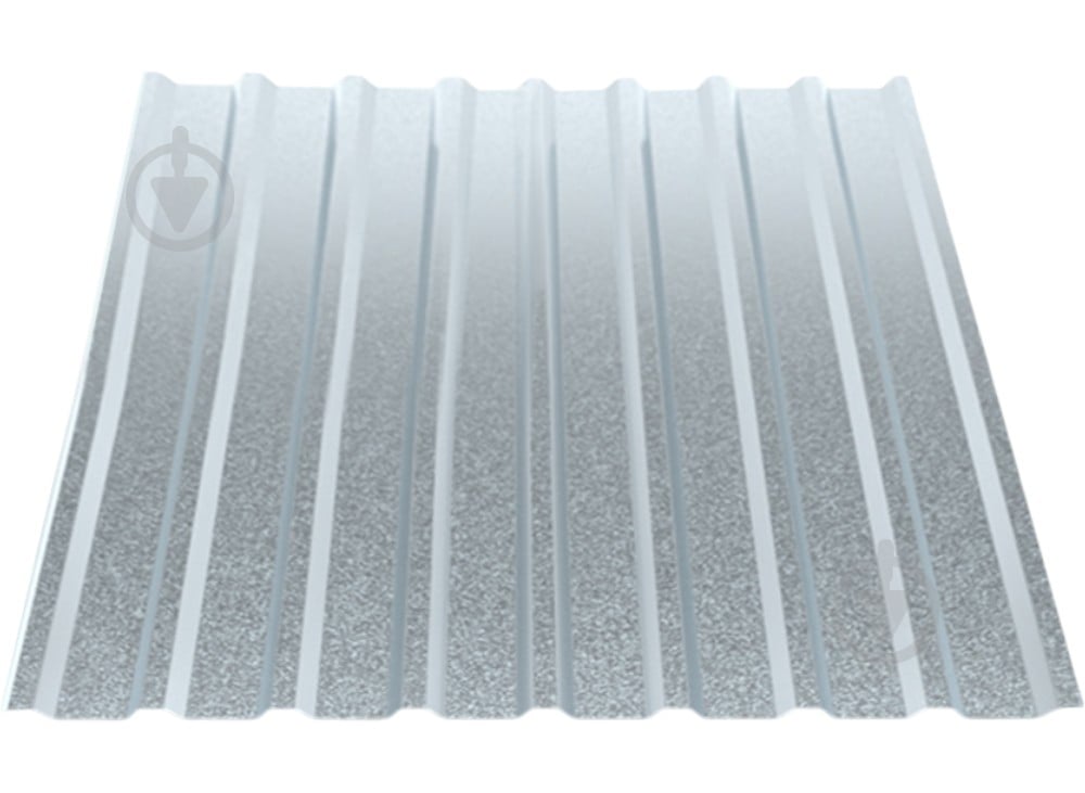 Профнастил покрівельний PCS ПК-20 0,45x1140x1500 мм цинк - фото 1 Профнастил покрівельний PCS ПК-20 0,45x1140x1500 мм цинк - фото 1