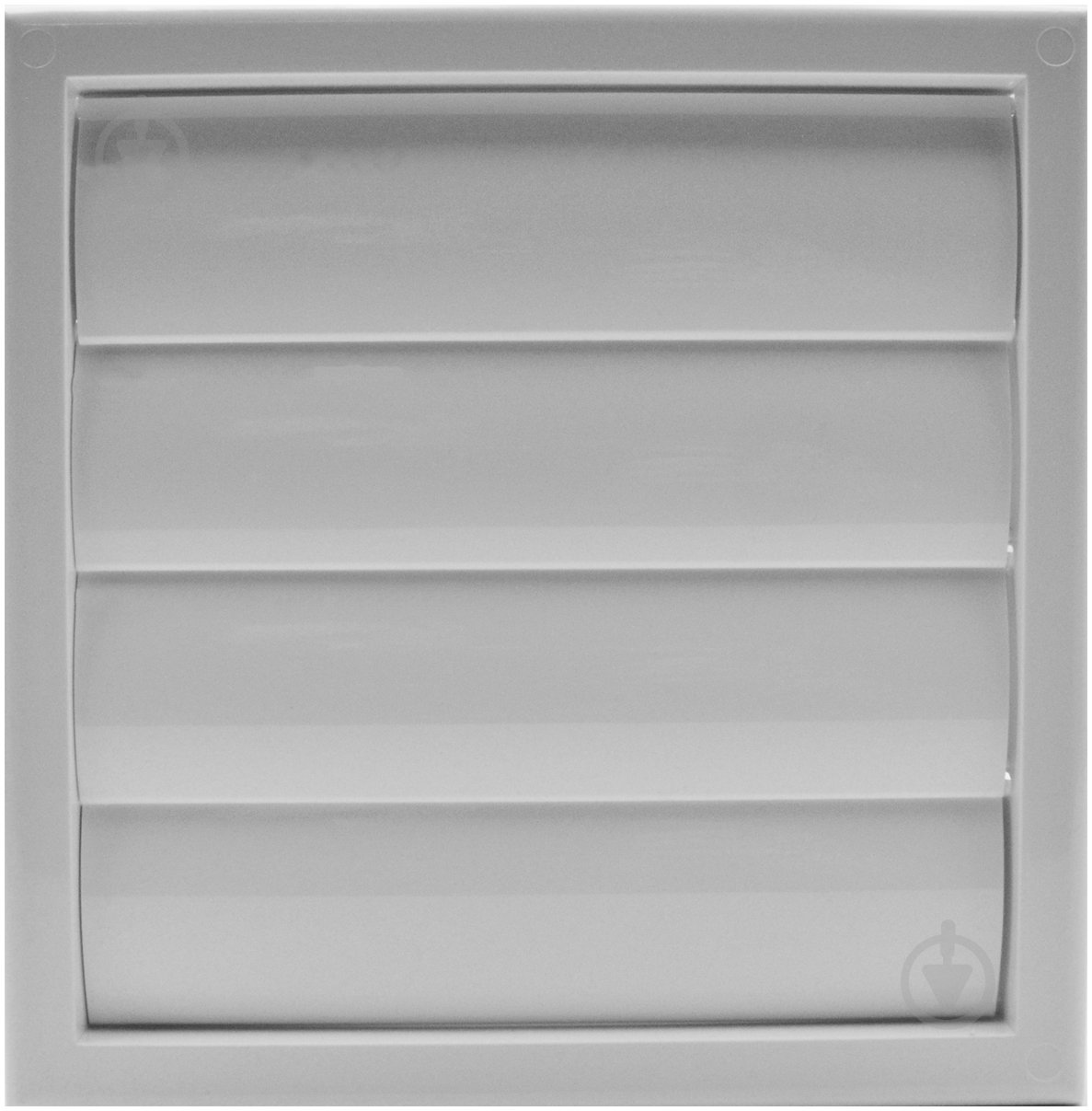 Решетка Вентс МВ 120 ВЖ с фланцем пластик белый - фото 2 Решетка Вентс МВ 120 ВЖ с фланцем пластик белый - фото 2