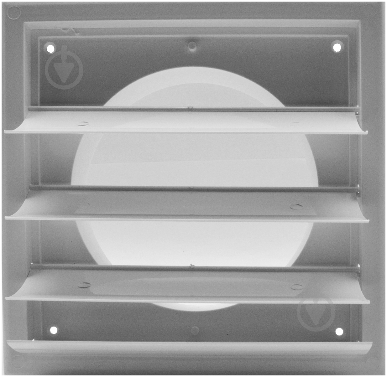 Решетка Вентс МВ 120 ВЖ с фланцем пластик белый - фото 3 Решетка Вентс МВ 120 ВЖ с фланцем пластик белый - фото 3