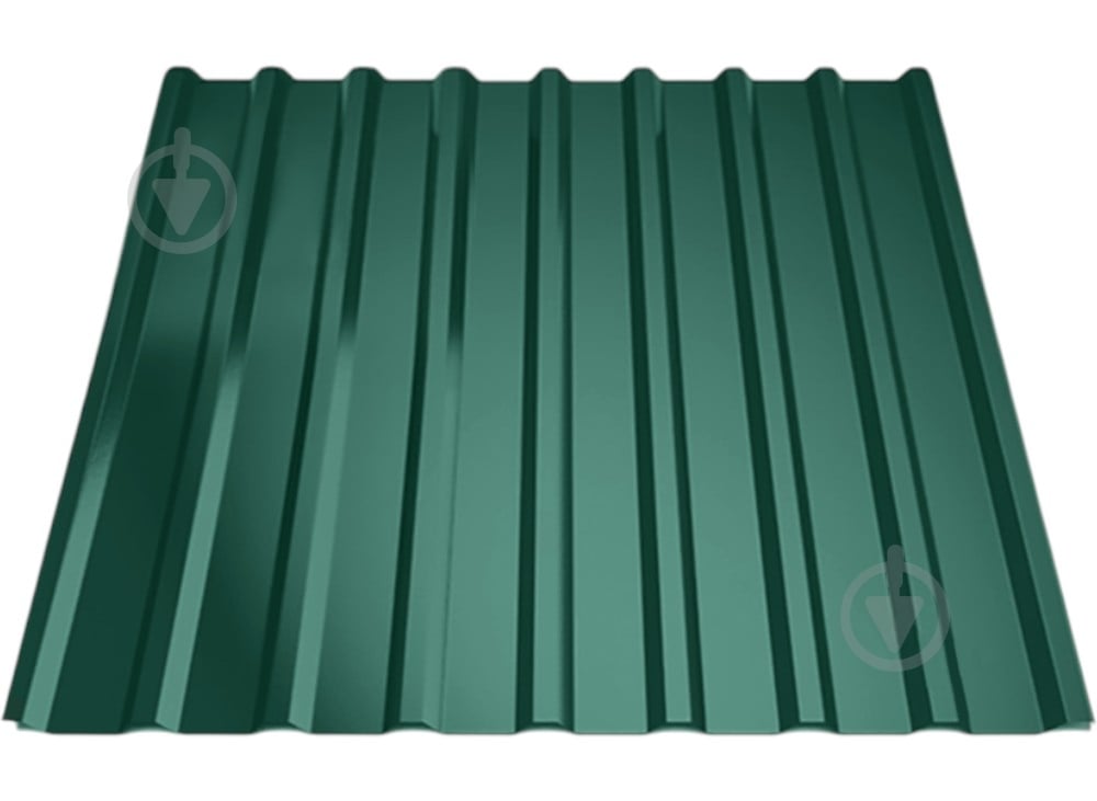 Профнастил кровельный PCS ПК-20 0,40x1140x2000 мм RAL 6005 зеленый глянец - фото 1 Профнастил кровельный PCS ПК-20 0,40x1140x2000 мм RAL 6005 зеленый глянец - фото 1