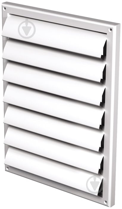 Решетка Вентс МВ 160Ж пластик белый - фото 1