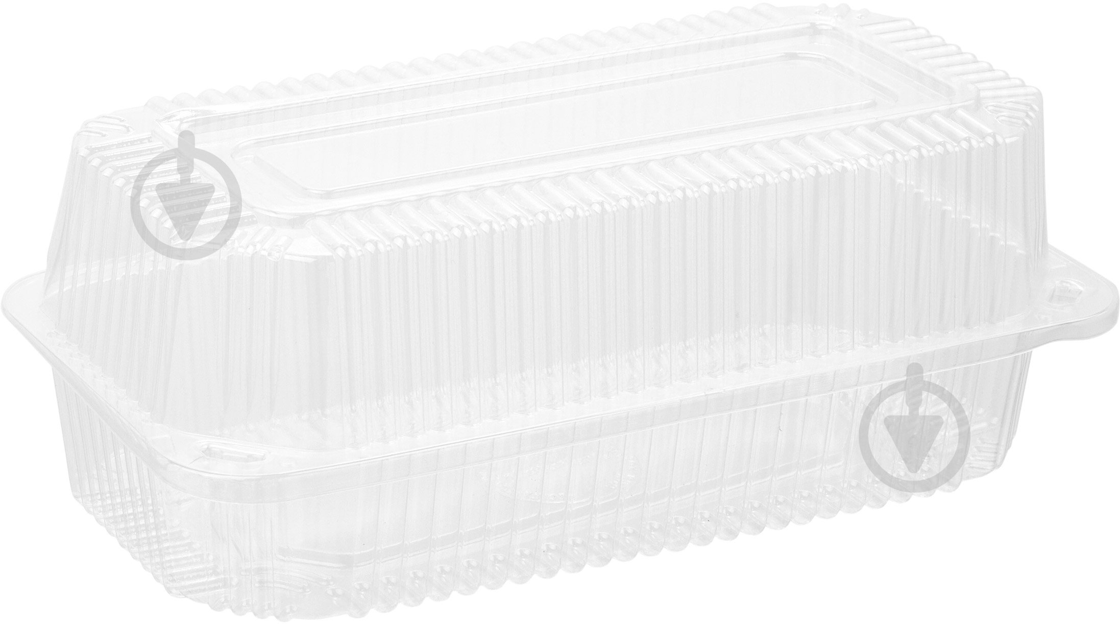 Контейнер одноразовый с крышками пластиковый 22x14x7,2 см Інпак 6 шт. - фото 1