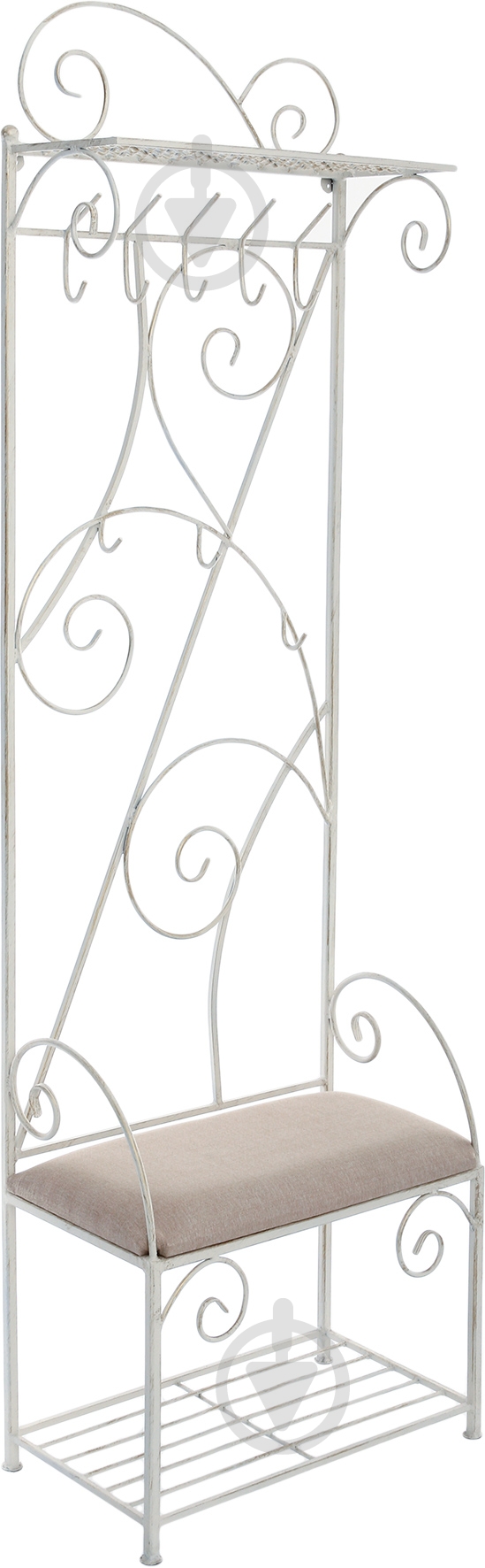 Вешалка для одежды 27095/б пристенная Сакура белый - фото 1