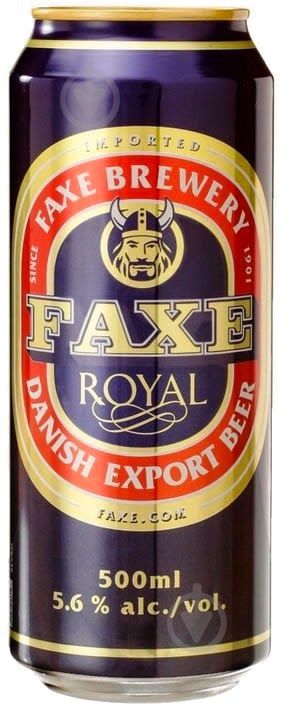 Пиво Faxe Royal 5741000001394 0,5 л - фото 1