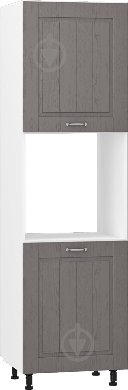 Шафа-пенал під духовку ШДР 60/214/56 + фасад МДФ МС Мері дуб платиновий/білий Грейд - фото 1 Шафа-пенал під духовку ШДР 60/214/56 + фасад МДФ МС Мері дуб платиновий/білий Грейд - фото 1