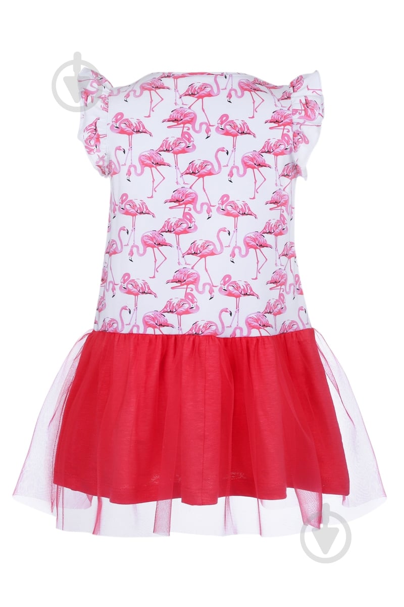 Платье Sasha р.110 красный с белым 4571/10 - фото 2