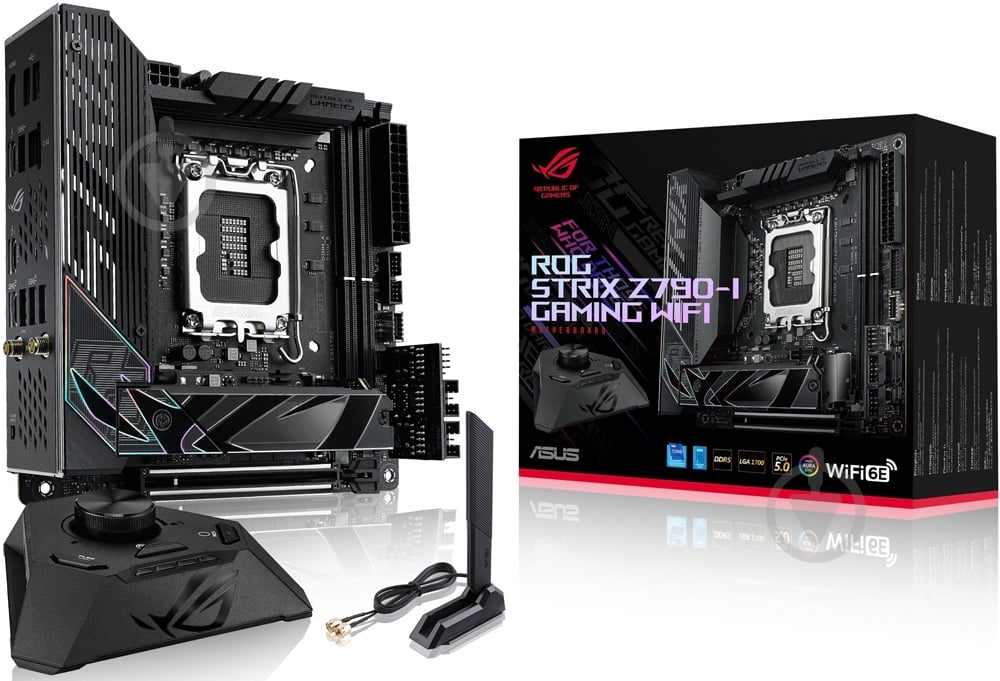 Материнская плата Asus 90MB1CM0-M0EAY0 (Socket 1700, Intel Z790, mini ITX) - фото 2 Материнская плата Asus 90MB1CM0-M0EAY0 (Socket 1700, Intel Z790, mini ITX) - фото 2