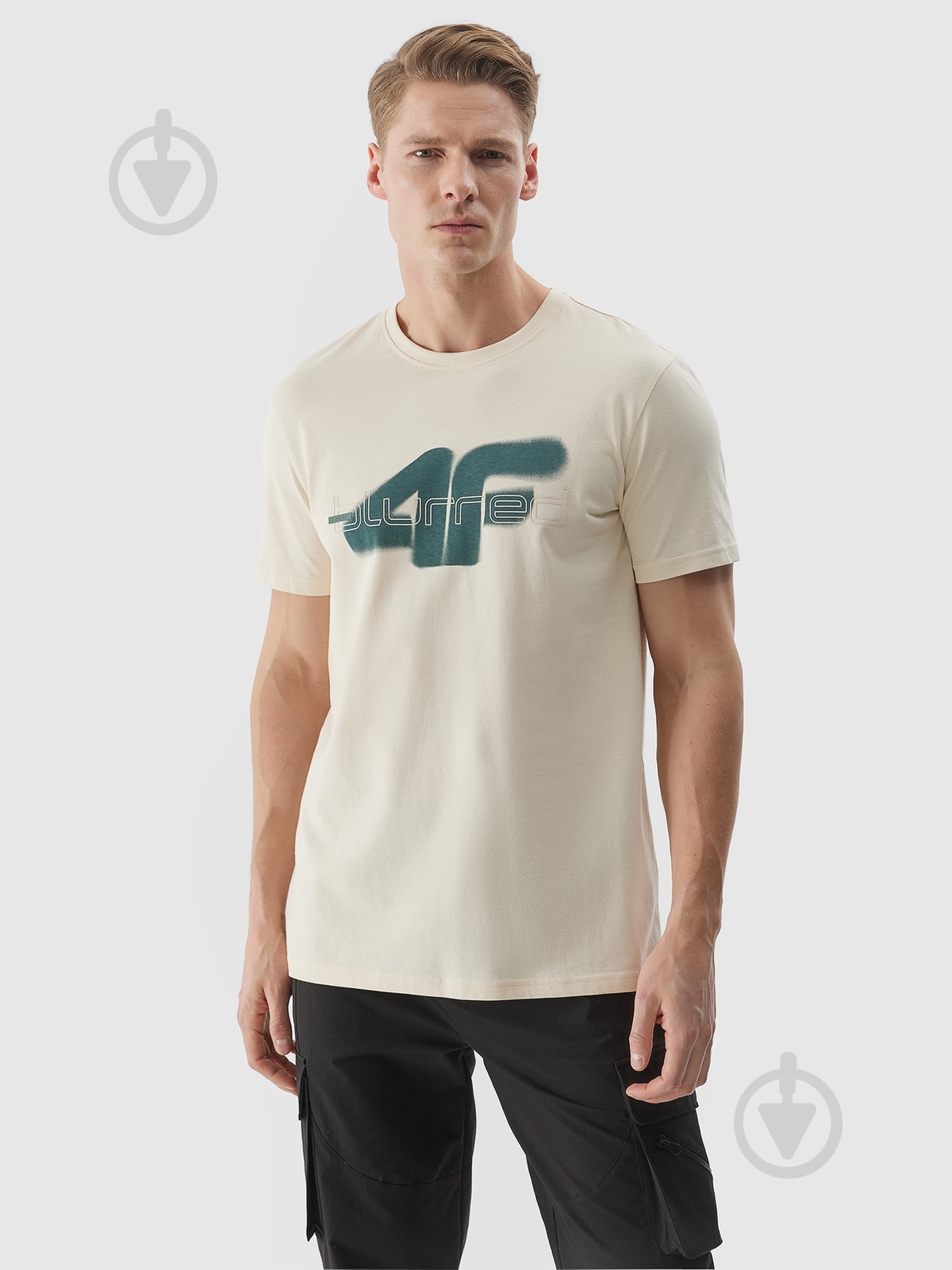 Футболка 4F TSHIRT M1317 4FWSS24TTSHM1317-12S р.M бежевый - фото 1