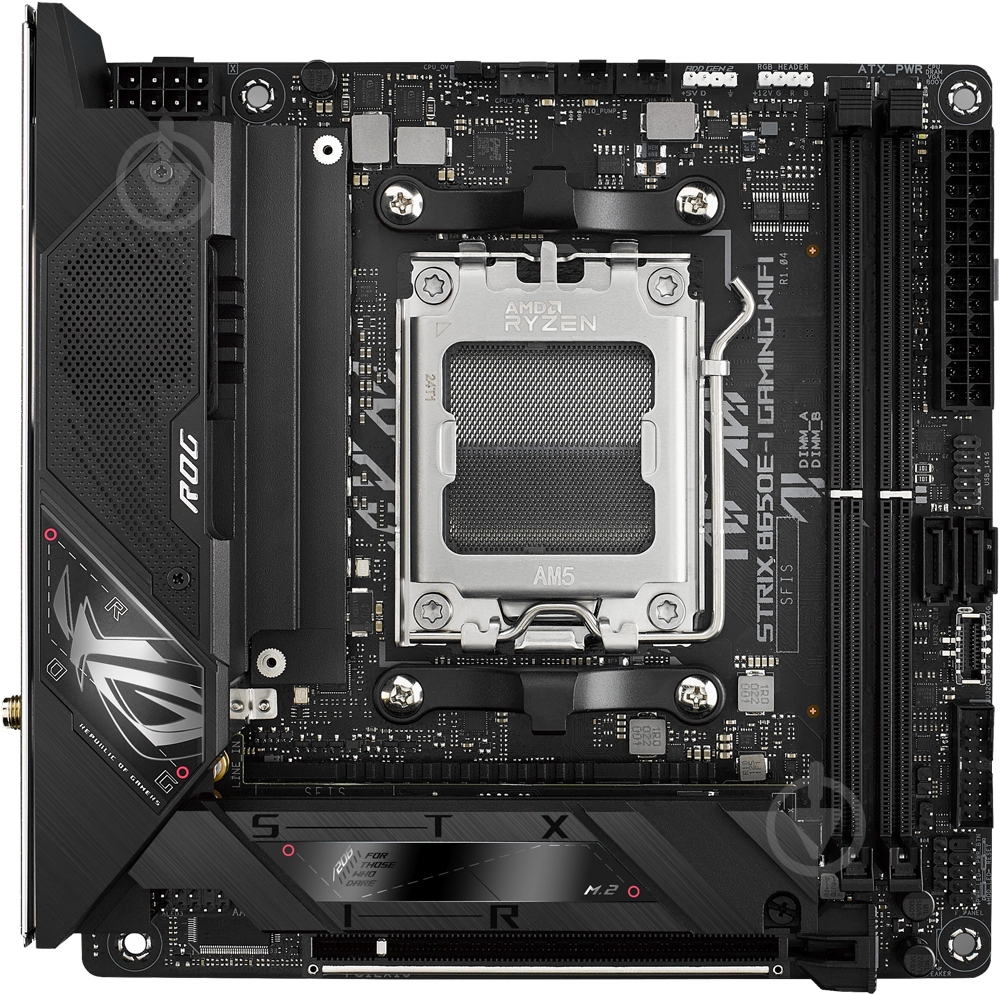 Материнская плата Asus 90MB1BI0-M0EAY0 (Socket AM5, AMD B650, mini ITX) - фото 1