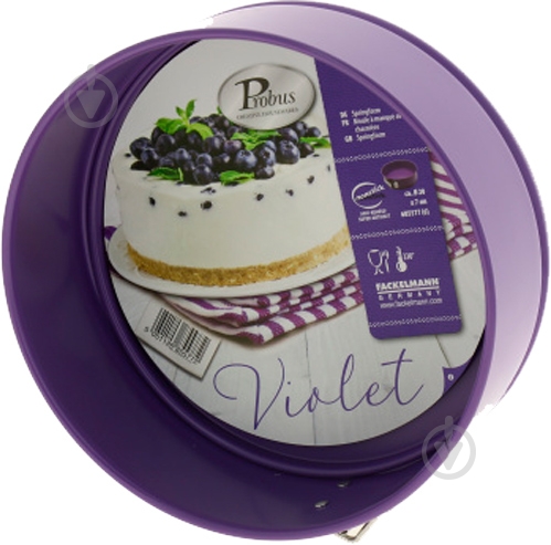 Форма для торта роз'ємна Fackelmann Violet 24 см 685578 - фото 3