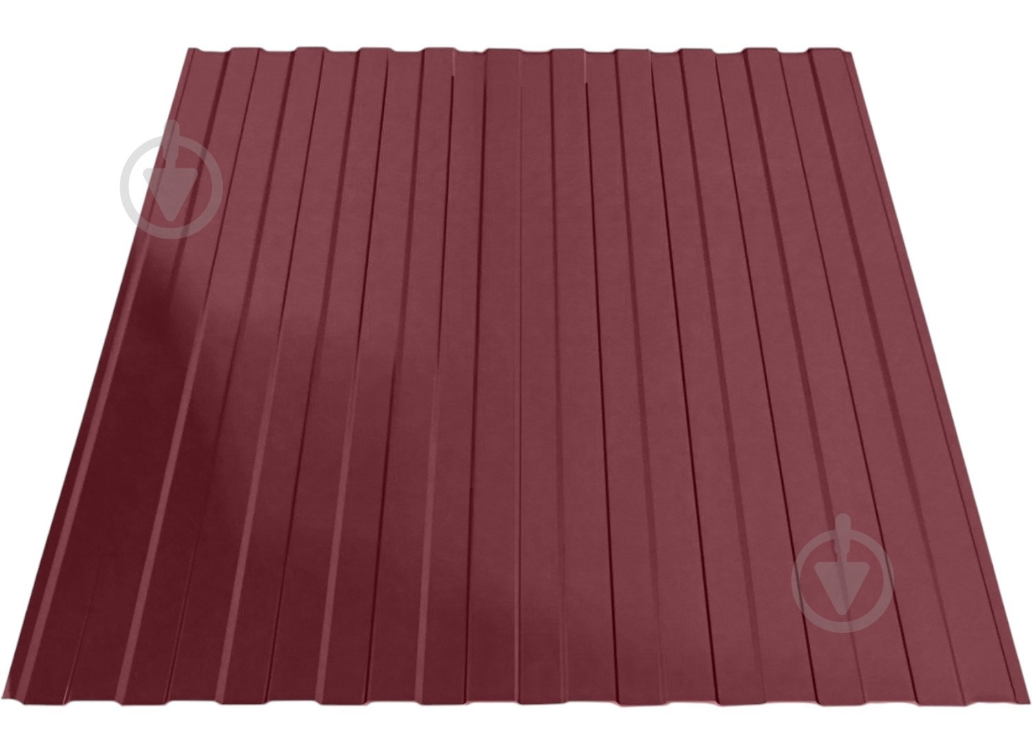 Профнастил стеновой PCS ПС-8 0,30x1190x2000 мм RAL 3005 бордовый глянец - фото 1 Профнастил стеновой PCS ПС-8 0,30x1190x2000 мм RAL 3005 бордовый глянец - фото 1