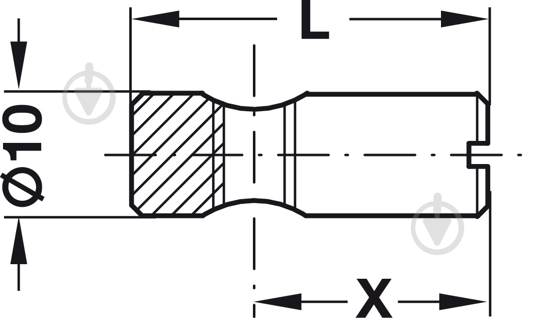 Болт поперечный М6 d10х14 мм 100 шт Hafele 264.81.014 - фото 2