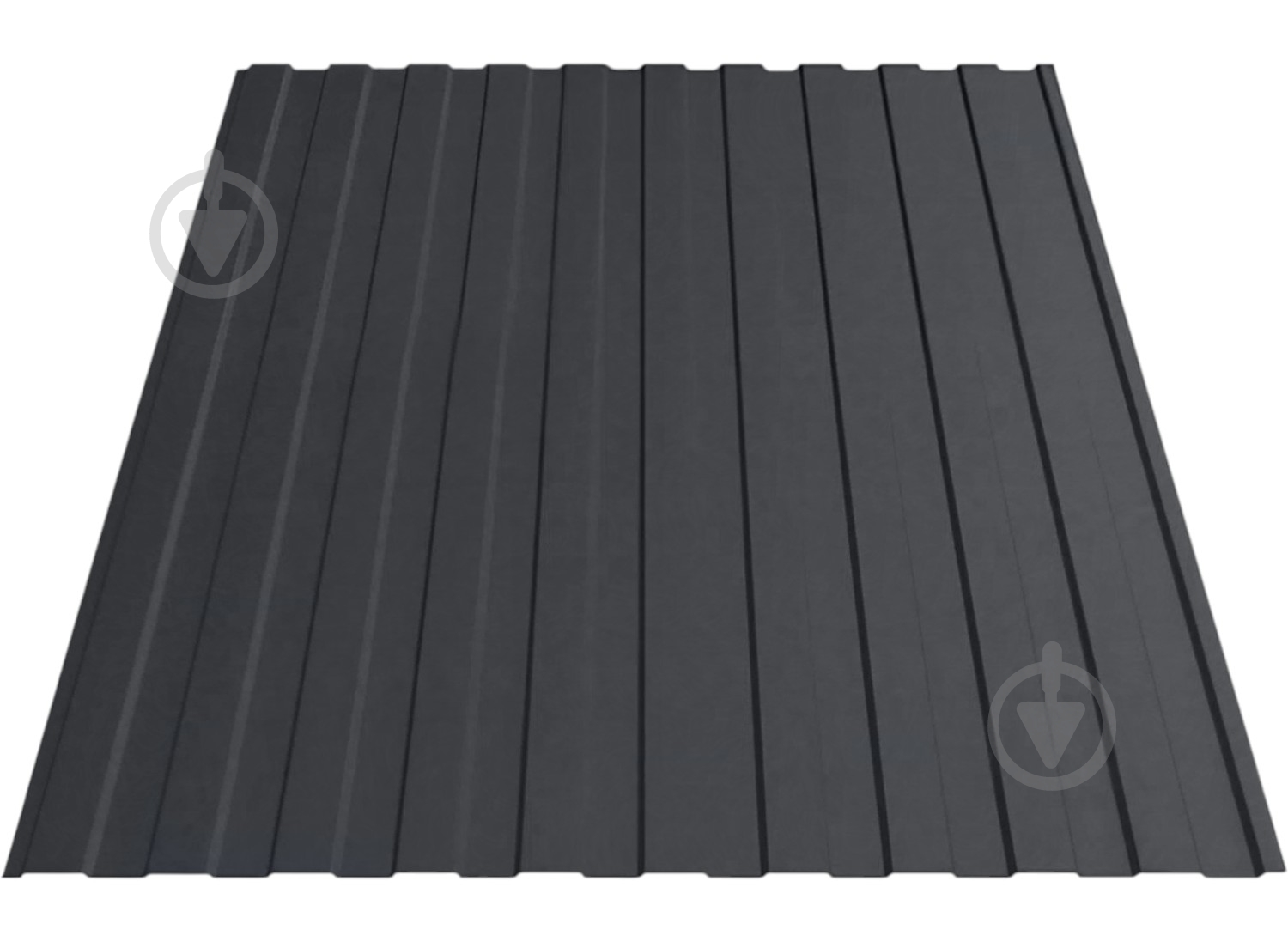 Профнастил стіновий PCS ПС-8 0,30x1190x1500 мм RAL 7024 графіт сірий мат - фото 1 Профнастил стіновий PCS ПС-8 0,30x1190x1500 мм RAL 7024 графіт сірий мат - фото 1