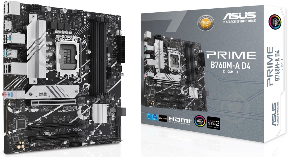 Материнская плата Asus 90MB1D00-M0EAY0 (Socket 1700, Intel B760, micro ATX) - фото 2