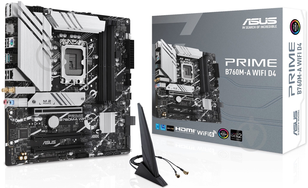 Материнская плата Asus 90MB1CX0-M0EAY0 (Socket 1700, Intel B760, micro ATX) - фото 2