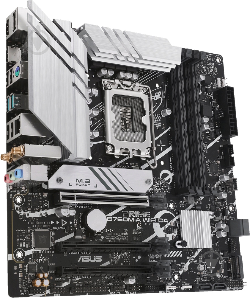 Материнская плата Asus 90MB1CX0-M0EAY0 (Socket 1700, Intel B760, micro ATX) - фото 4