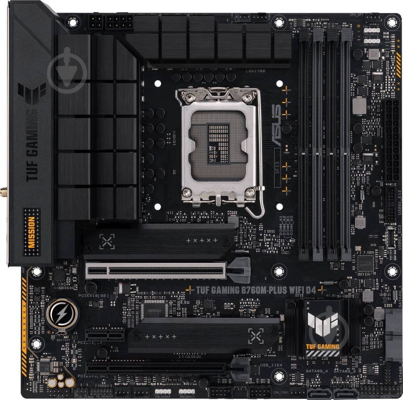 Материнская плата Asus 90MB1DG0-M0EAY0 (Socket 1700, Intel B760, micro ATX) - фото 1