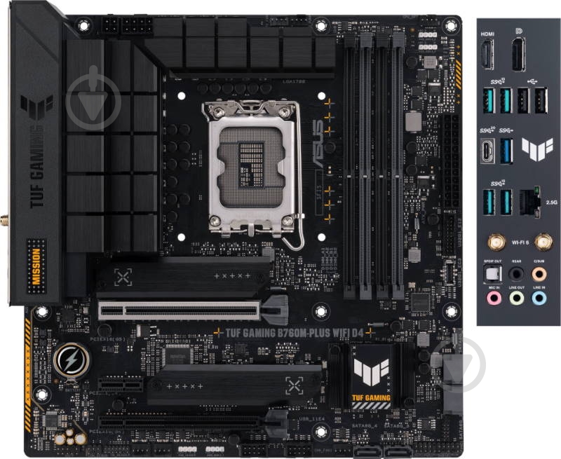 Материнская плата Asus 90MB1DG0-M0EAY0 (Socket 1700, Intel B760, micro ATX) - фото 6