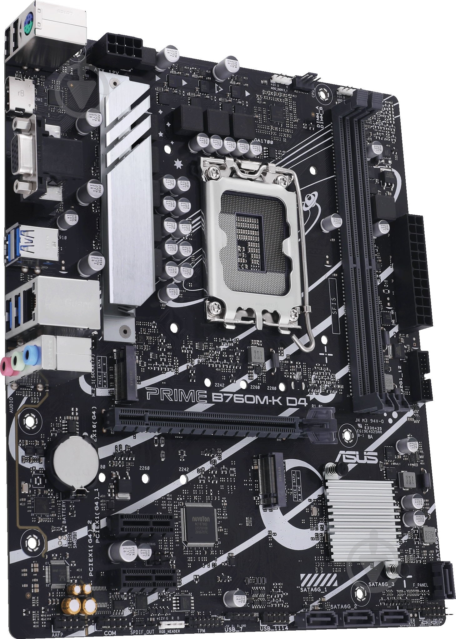 Материнская плата Asus 90MB1DS0-M0EAY0 (Socket 1700, Intel B760, micro ATX) - фото 5