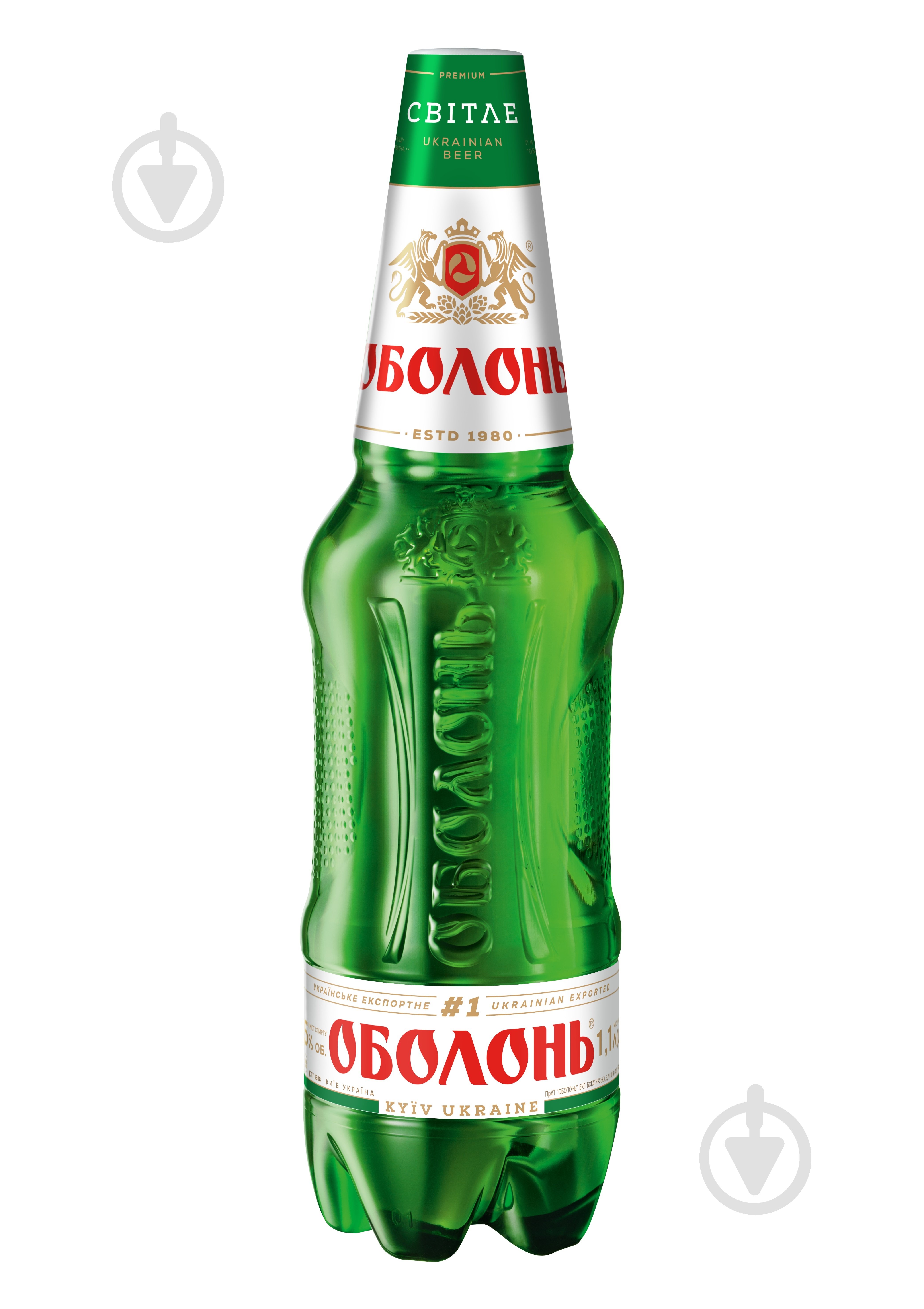 Пиво Оболонь Светлое 4820193032079 1,1 л - фото 1