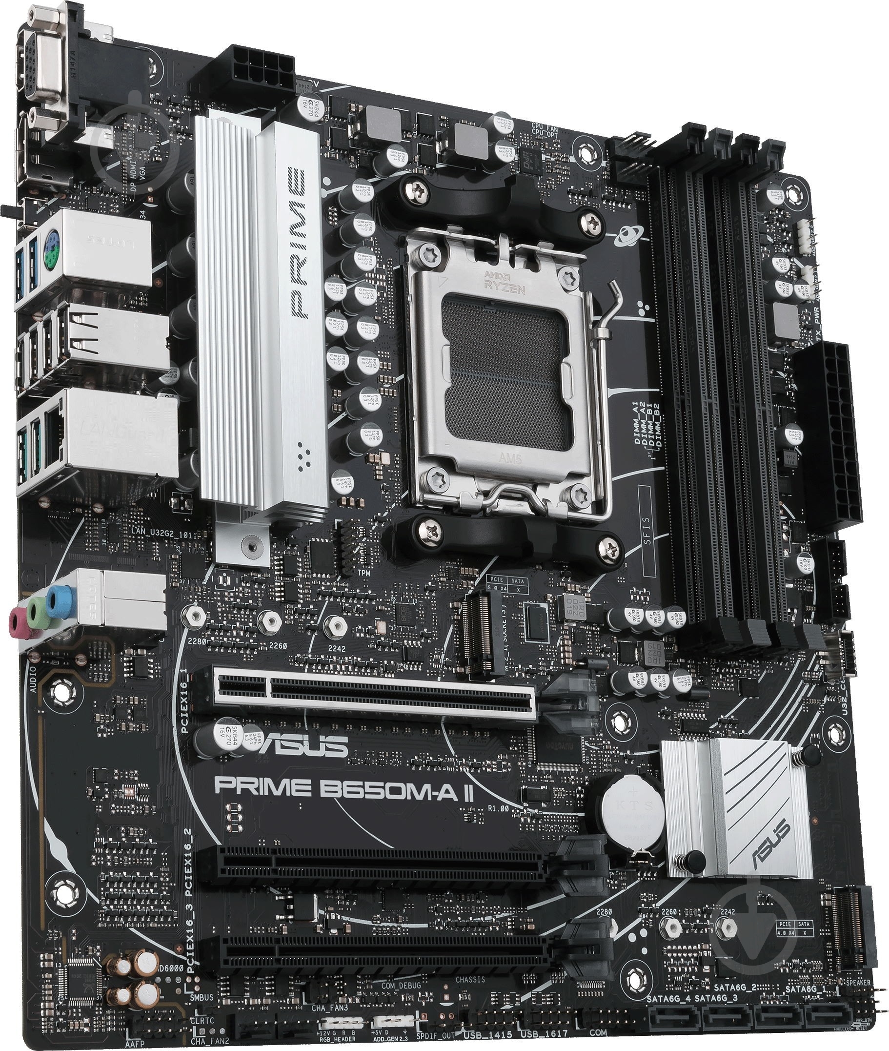Материнская плата Asus 90MB1EH0-M0EAY0 (Socket AM5, AMD B650, micro ATX) - фото 2