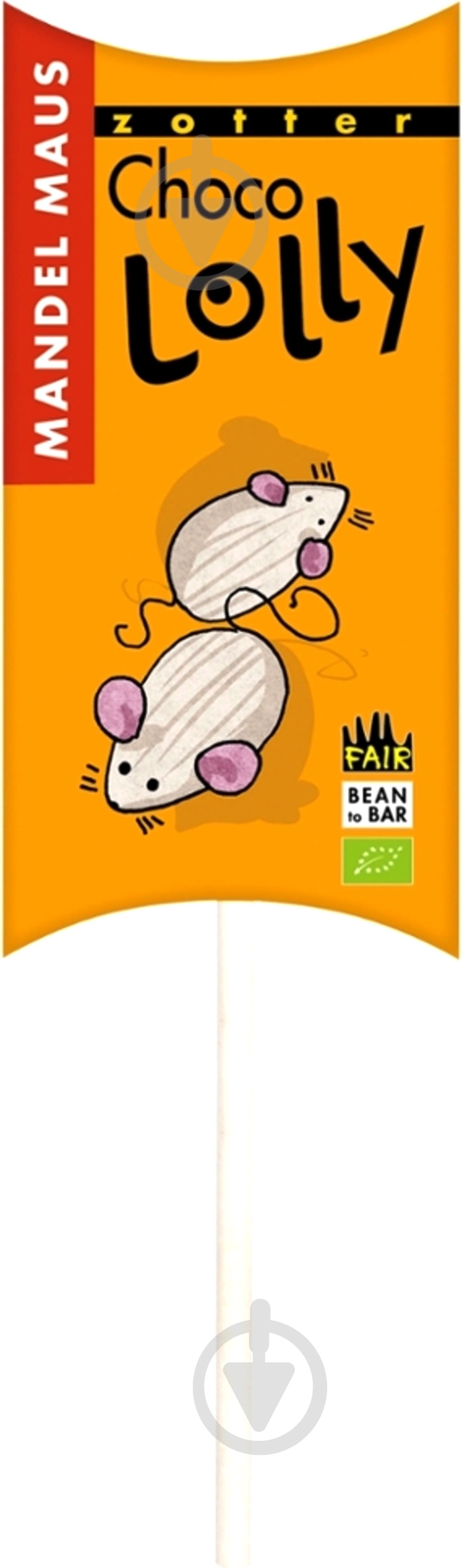 Шоколад Zotter белый с миндалем и нугой на палочке 20 г - фото 1 Шоколад Zotter белый с миндалем и нугой на палочке 20 г - фото 1