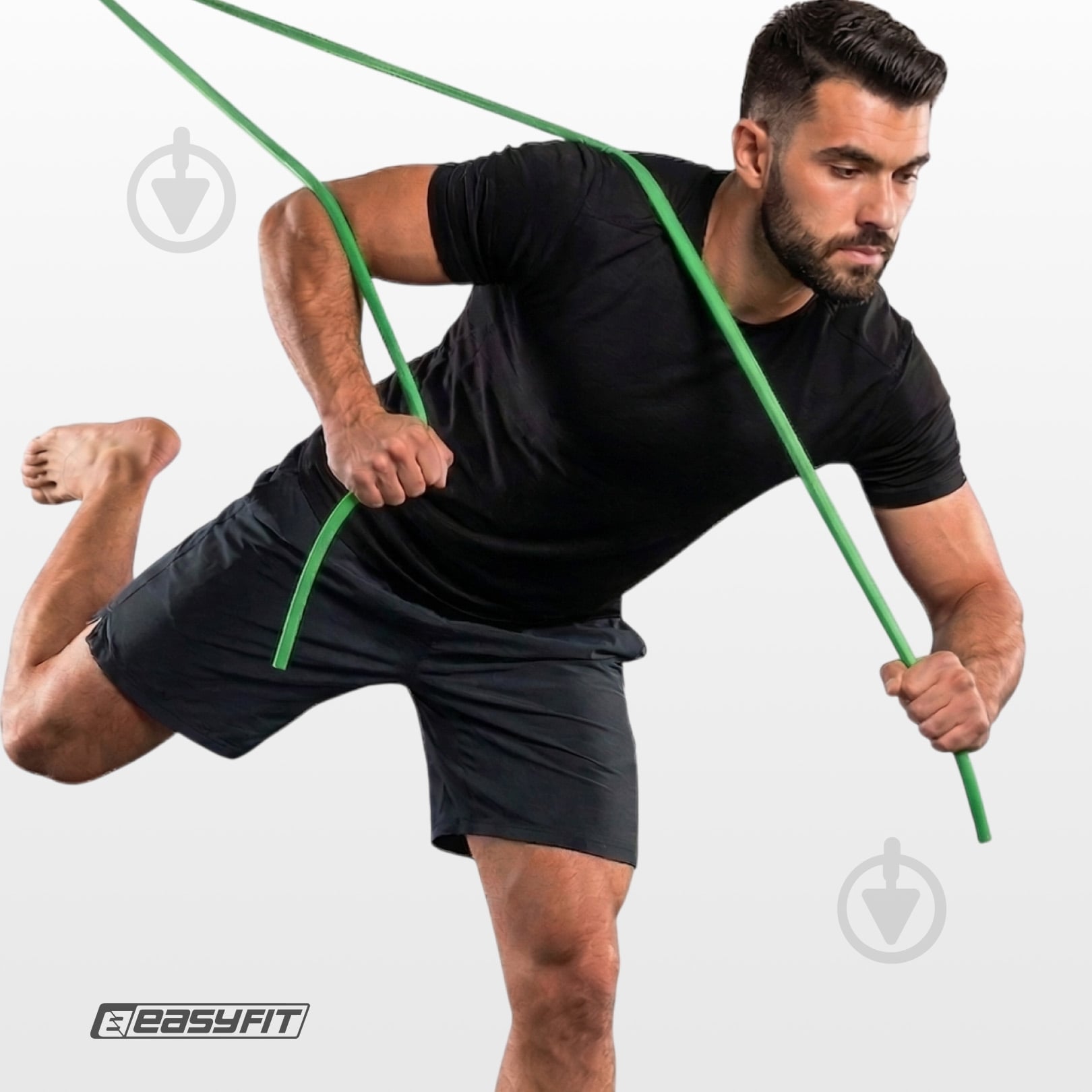 Эспандер EasyFit жгут 3 м (зеленый) - фото 6 Эспандер EasyFit жгут 3 м (зеленый) - фото 6