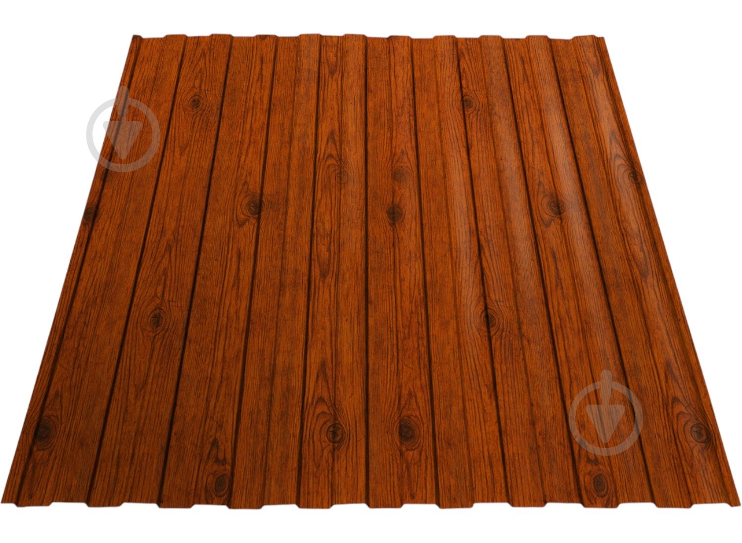 Профнастил стіновий PCS ПС-8 0,30x1190x1500 мм RAL 8003 глиняно-коричневий 2D принт 3701 - фото 1