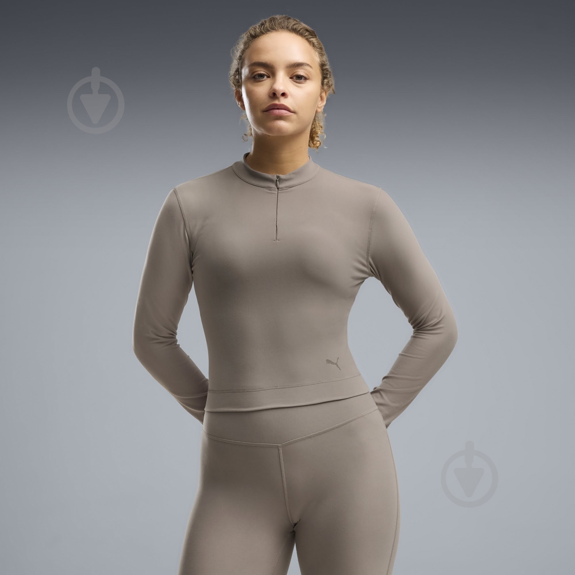 Джемпер Puma W Cloudspun Zip LS 52915781 р.M коричневий - фото 1 Джемпер Puma W Cloudspun Zip LS 52915781 р.M коричневий - фото 1