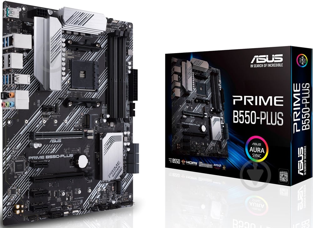 Материнська плата Asus 90MB14U0-M0EAY0 (Socket AM4, AMD B550, ATX) - фото 2 Материнська плата Asus 90MB14U0-M0EAY0 (Socket AM4, AMD B550, ATX) - фото 2