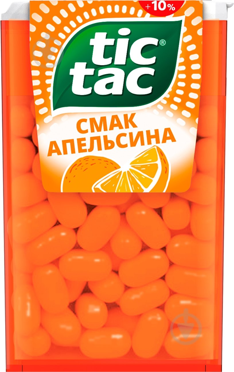 Драже Тік Так Аппельсин 54 г - фото 1