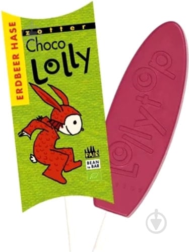 Шоколад Zotter детский клубничный кролик на палочке 20 г - фото 2 Шоколад Zotter детский клубничный кролик на палочке 20 г - фото 2