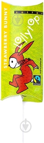 Шоколад Zotter детский клубничный кролик на палочке 20 г - фото 1 Шоколад Zotter детский клубничный кролик на палочке 20 г - фото 1