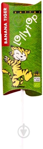 Шоколад Zotter детский банановый тигрик на палочке 20 г - фото 1