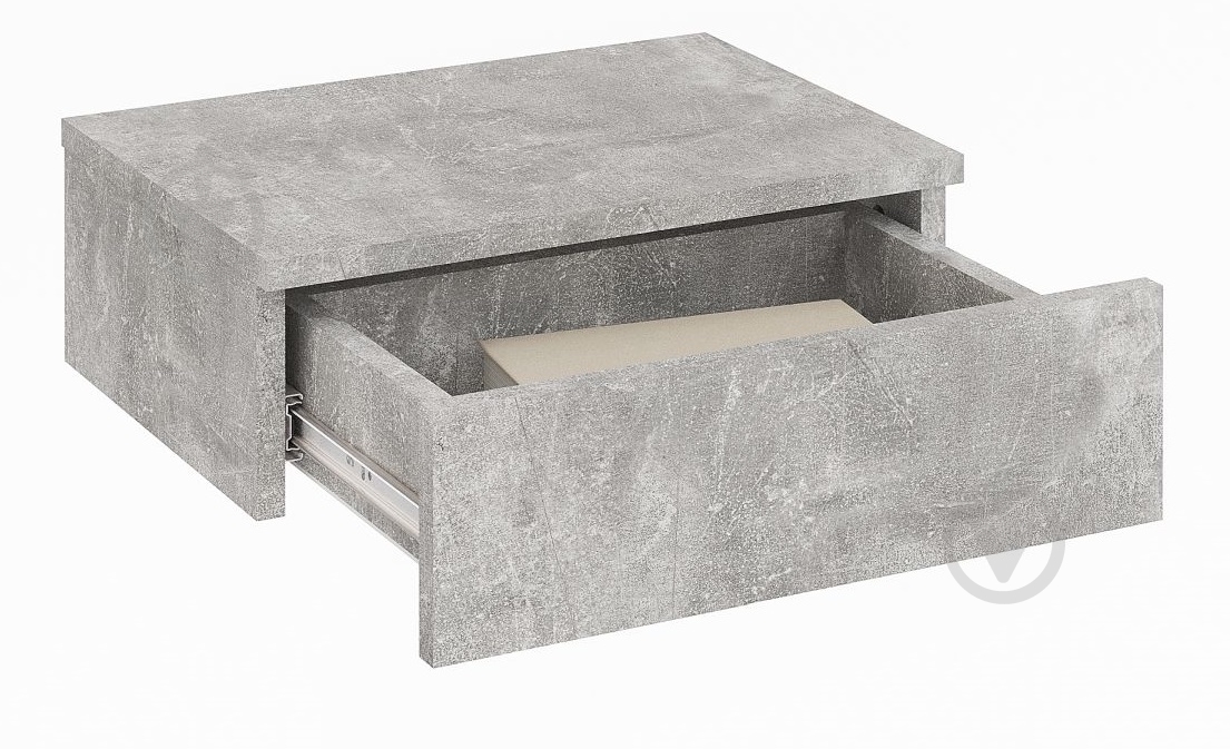 Тумба навісна Компаніт ПКТ-12 420x140x300 мм ательє світле/ательє світле - фото 2 Тумба навісна Компаніт ПКТ-12 420x140x300 мм ательє світле/ательє світле - фото 2