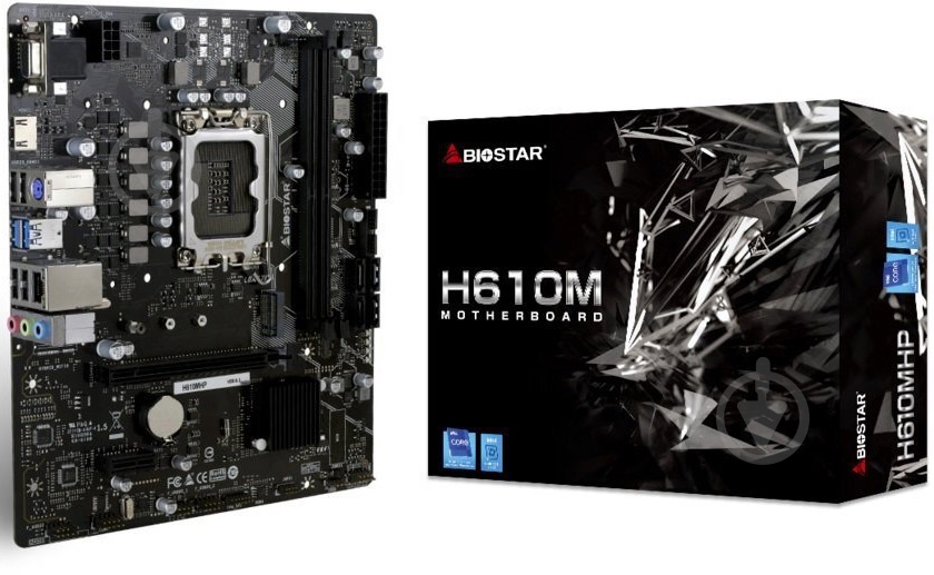 Материнская плата Biostar H610MHP (Socket 1700, Intel H610, micro ATX) - фото 4