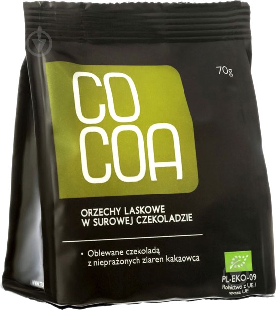 Цукерки Raw Cocoa лісові горіхи у сирому шоколаді органічні 70 г (40609) - фото 1 Цукерки Raw Cocoa лісові горіхи у сирому шоколаді органічні 70 г (40609) - фото 1