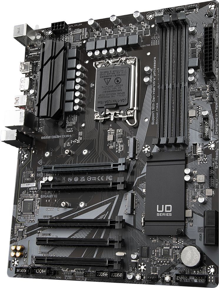 Материнская плата Gigabyte B660 DS3H DDR4 (Socket 1700, Intel B660, ATX) - фото 3