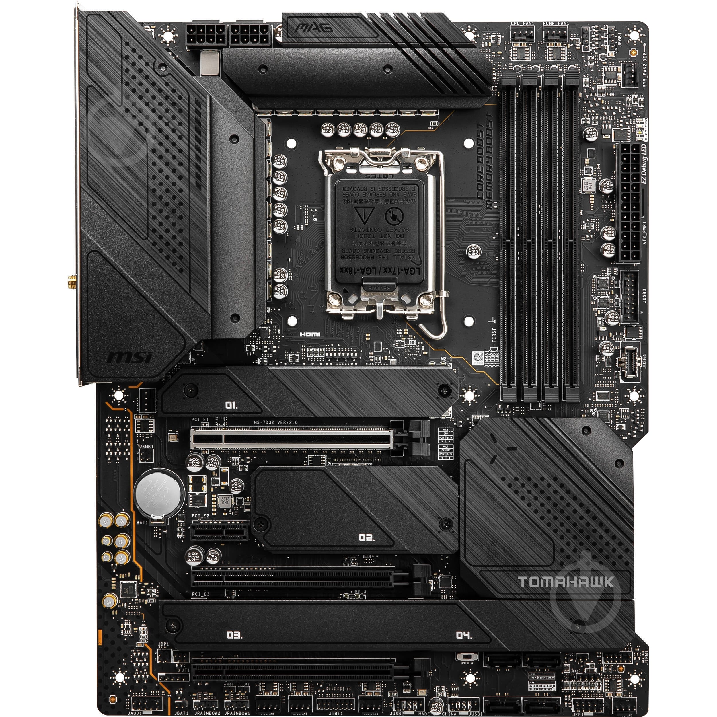 Материнська плата MSI 911-7D32-021 (Socket 1700, Intel Z690, ATX) - фото 1