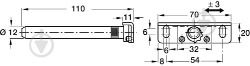 Крепление для полок Hafele 283.33.904 скрытое - фото 3 Крепление для полок Hafele 283.33.904 скрытое - фото 3