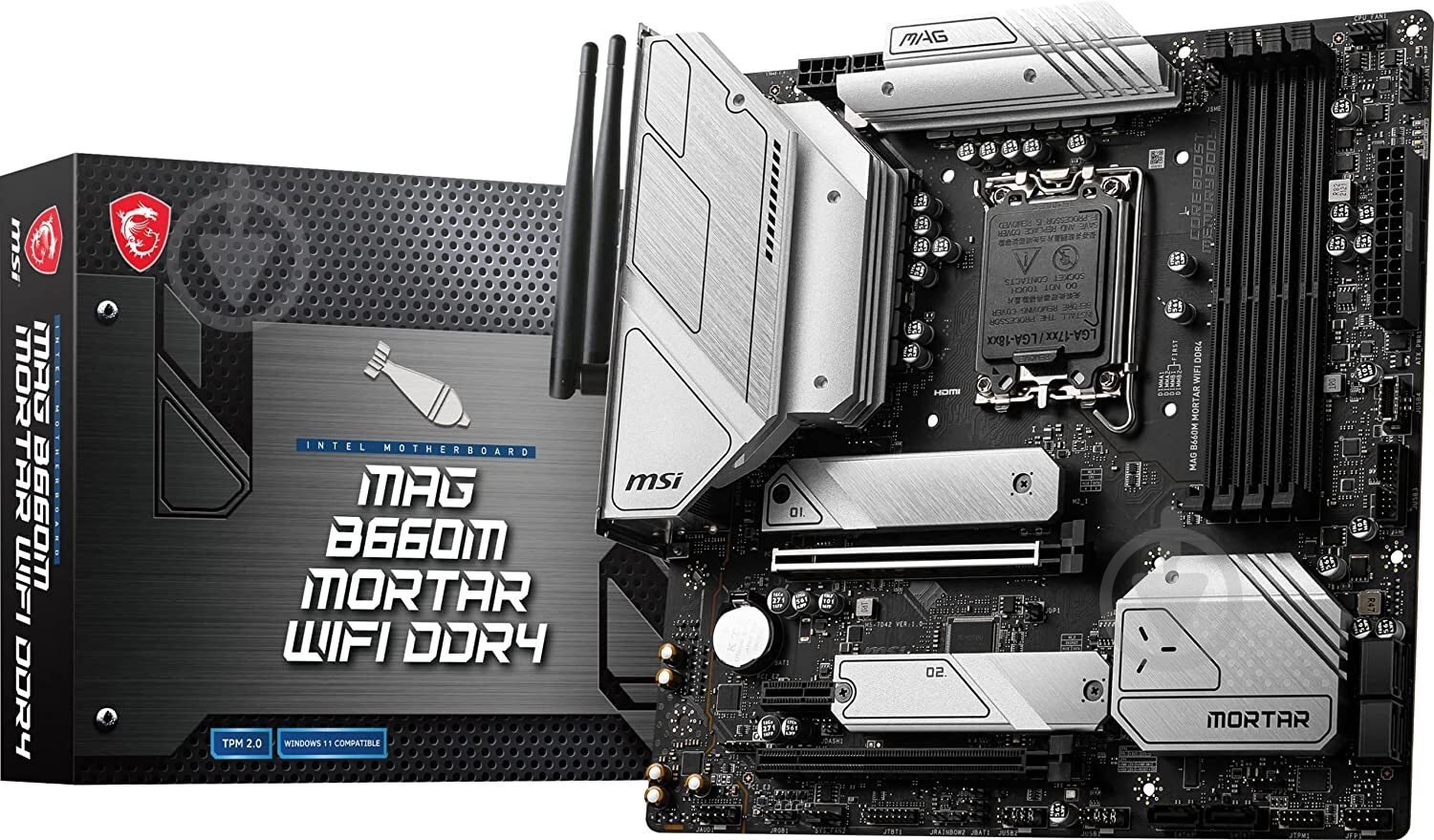 Материнская плата MSI 911-7D42-049 (Socket 1700, Intel B660, micro ATX) - фото 7 Материнская плата MSI 911-7D42-049 (Socket 1700, Intel B660, micro ATX) - фото 7