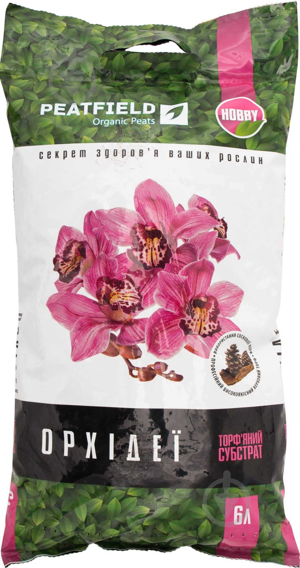 Субстрат торфяной PEATFIELD для орхидей 6 л - фото 1 Субстрат торфяной PEATFIELD для орхидей 6 л - фото 1