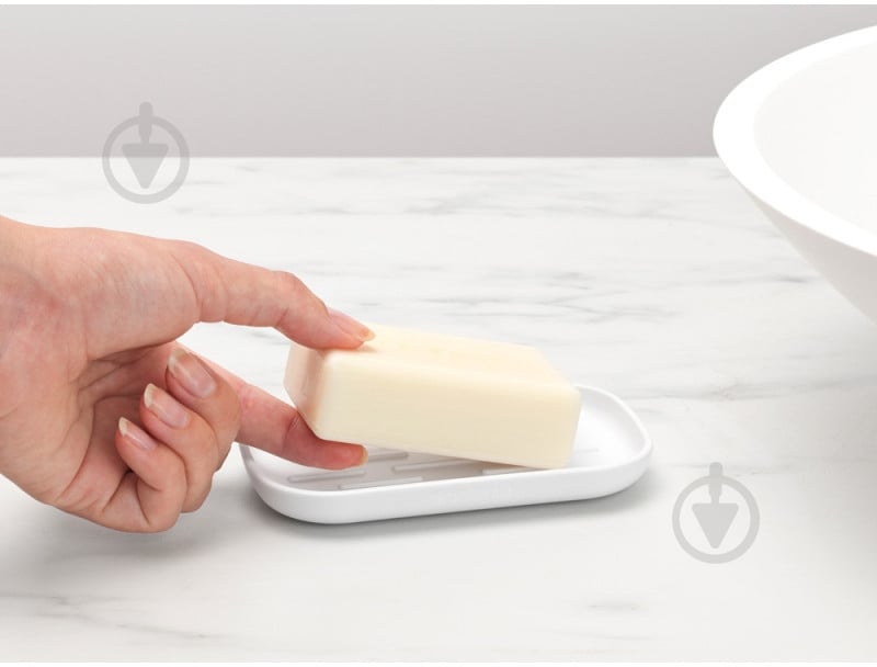 Мыльница Brabantia ReNew white 8710755280221 - фото 7