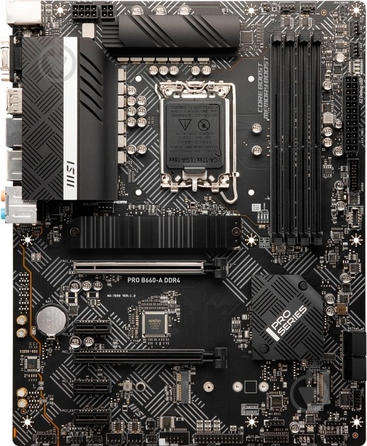 Материнская плата MSI 911-7D59-001 (Socket 1700, Intel B660, micro ATX) - фото 1 Материнская плата MSI 911-7D59-001 (Socket 1700, Intel B660, micro ATX) - фото 1
