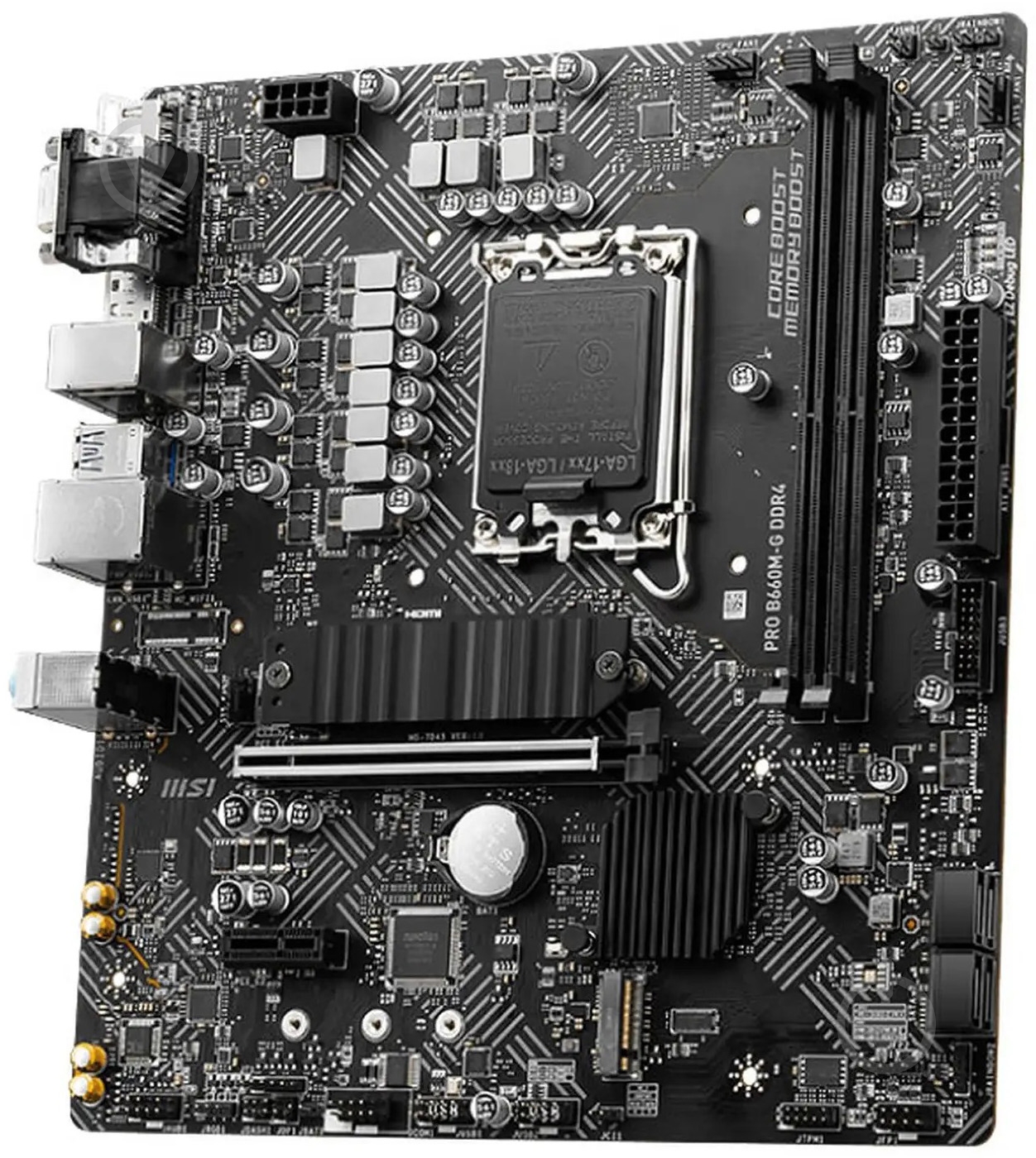 Материнська плата MSI 911-7D45-008 (Socket 1700, Intel B660, micro ATX) - фото 2