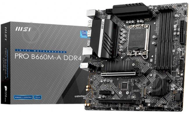 Материнская плата MSI 911-7D43-001 (Socket 1700, Intel B660, micro ATX) - фото 1 Материнская плата MSI 911-7D43-001 (Socket 1700, Intel B660, micro ATX) - фото 1